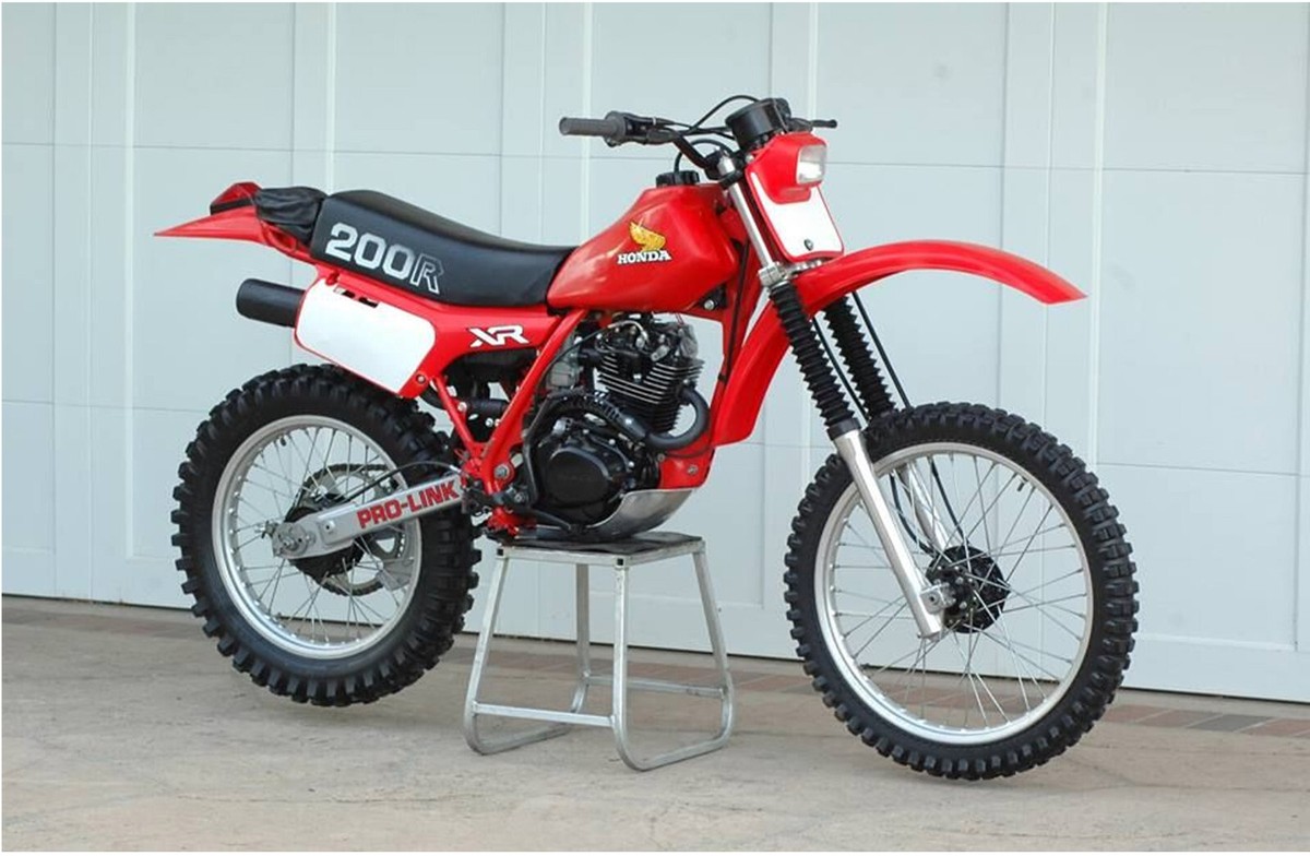 1982 Honda XR 200r xr200 9pc Graphics Decals Stickers MX Gloss