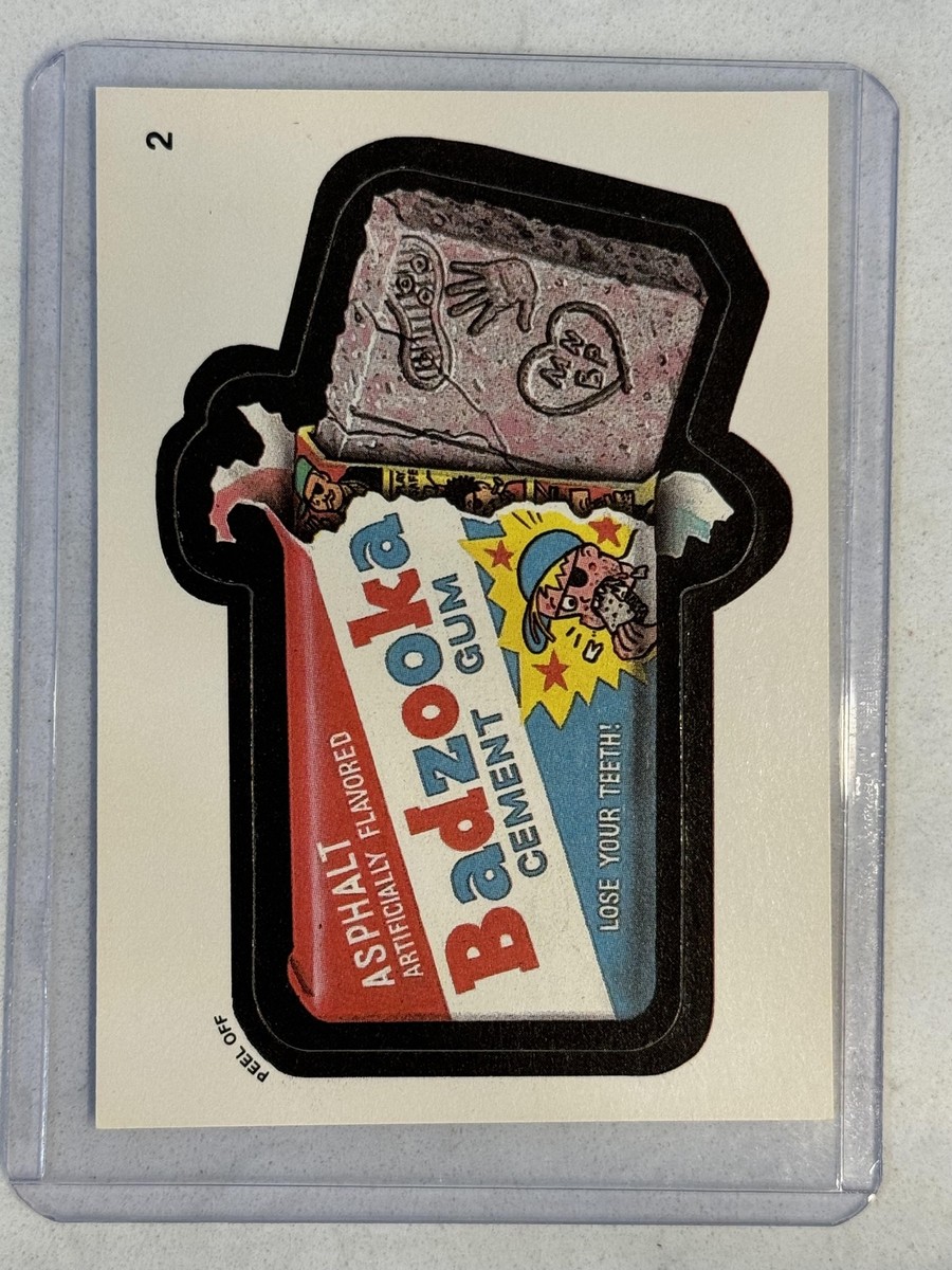 Wacky Packages Stickers 1991 Topps #2 Bazooka Gum Parody Coupon