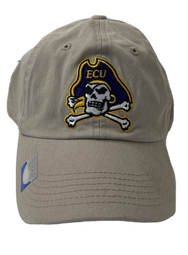 Tan ECU Pirates Baseball Hat Buckle 