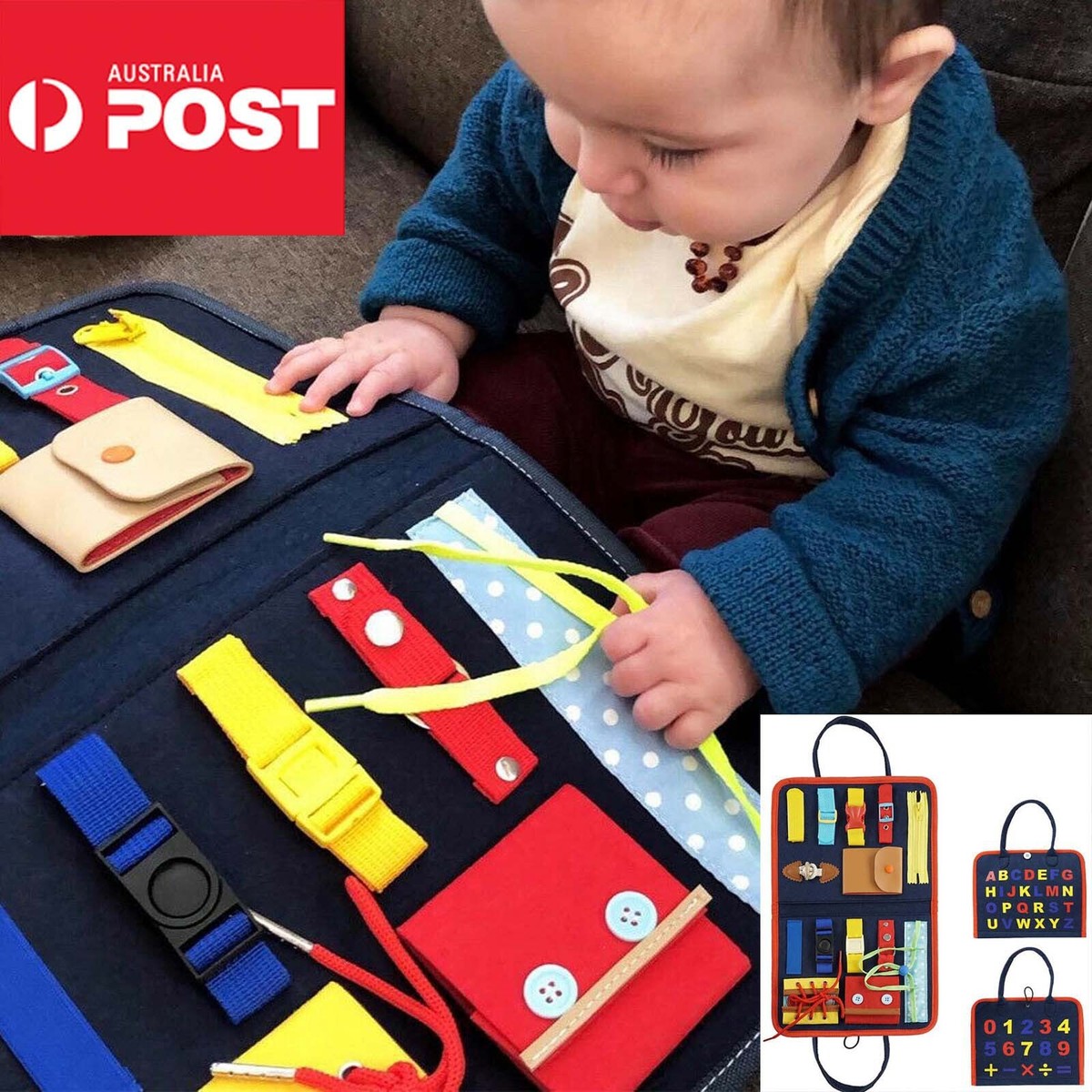 Montessori Busy Board Toddler Baby Educational Learning Training