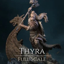 Thyra the Conquerer | 3D Printed Figure | D&D | Pathfinder | Wargaming