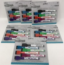 The Board Dudes 6 Piece Magnetic Dry Erase Markers Low Odor- 6 Pack 36 Total 