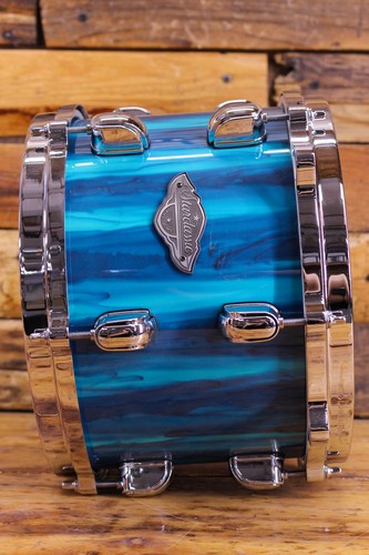 TAMA Starclassic Performer 10 x 7" Rack Tom Drum Sky Blue Aurora NO MOUNT - Picture 2 of 3