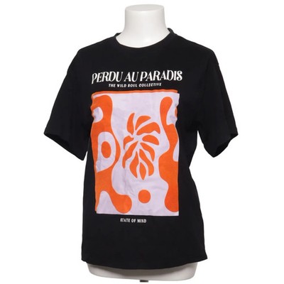Ekseption, T-shirt, Größe: XS, LA-PARADIS TEE, Schwarz/Mehrfarbig #GjI