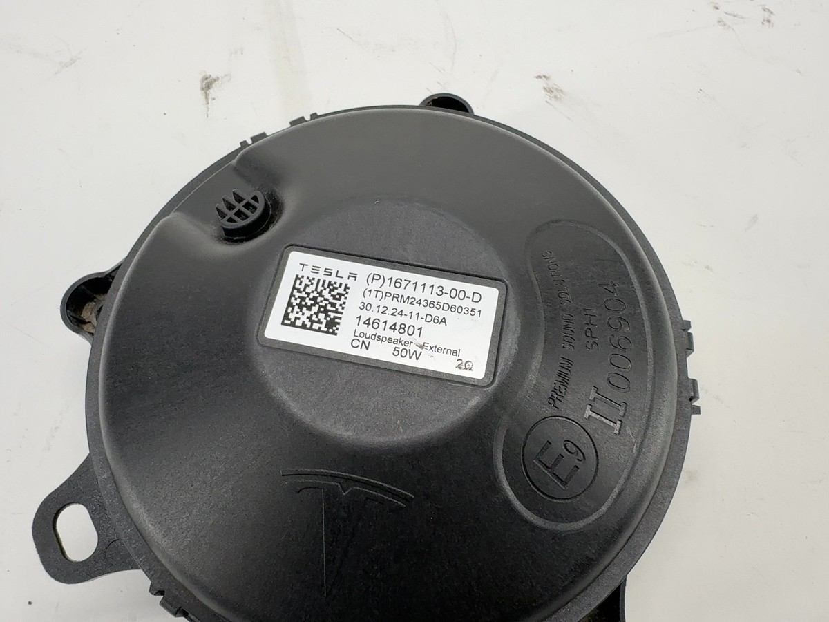 2026 Tesla Model Y Juniper Audio Speaker Super Horn 1671113-00-D