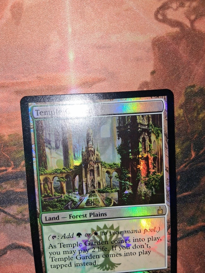 MTG FOIL Temple Garden Ravnica: City Of Guilds NM Gorgeous Condition! - Image 4 of 4