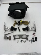 07-15 Infiniti G35 G37 Q40 Q60 Steering Wheel Paddle Shifters Trim Set Black Oem