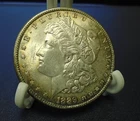 1889 United States Morgan Silver Dollar $1 Gorgeous Original Tone
