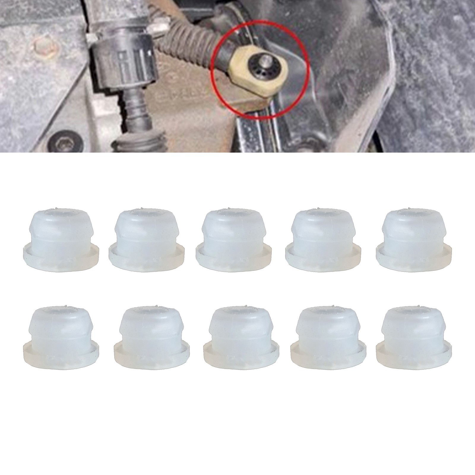 10Pcs For Dodge Avengers 2008-2014 Automatic Shifter Cable Linkage End Bushing