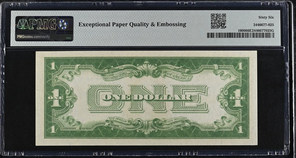 1934 $1 Silver Certificate Fr-1606 PMG66 Gem EPQ - Image 2 of 2