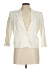 BCBGMAXAZRIA Women Ivory Blazer M