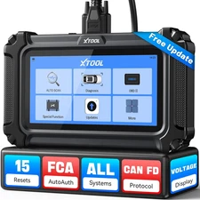 XTOOL D6 Car OBD2 Scanner Auto Diagnostic Tool Full System 16+Reset Auto VIN EPB