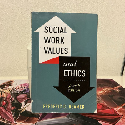 Social Work Values and Ethics 4th Edition Paperback 2013 Columbia Reamer