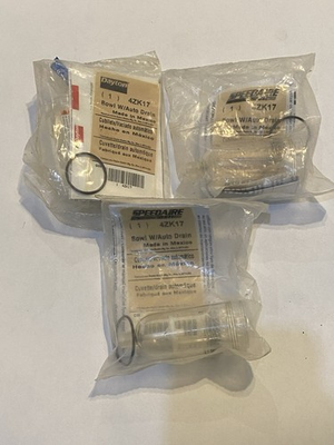 #ad Lot Of 3 Dayton GRAINGER 4ZK17 Bowl W Auto Drain $30.00