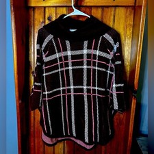 LOFT petite holiday sweater poncho turtleneck new with tags size XS