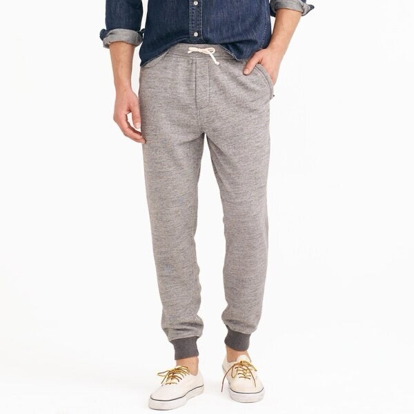 Knit Goods Classic Zip Pocket Jogger Sweatpants Men's Size - Main Image