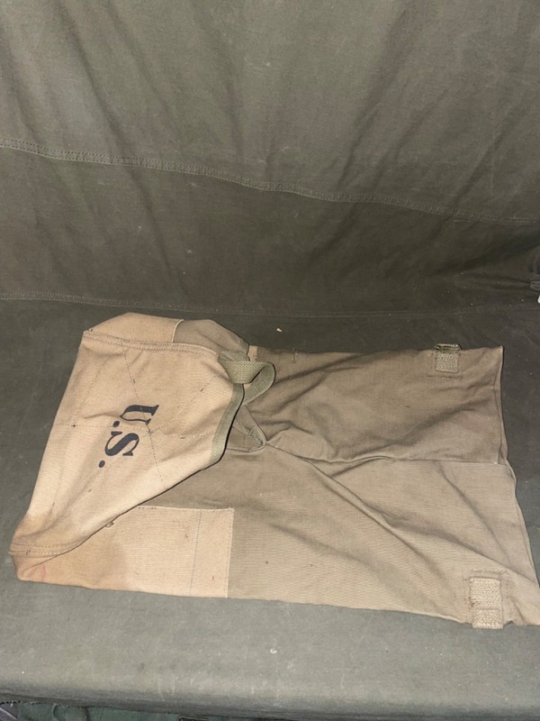 Original US Army Cavalry Canvas Horse Feed Bag WW2 BOYT Dated 1943