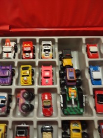 Huge Vintage 46+ Micro Machines & Others Car Lot Plus Carrying Case