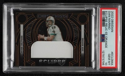 2022 Obsidian Eclipse Electric Etch Orange 13/75 Dan Marino PSA 10 GEM MT 1lr4
