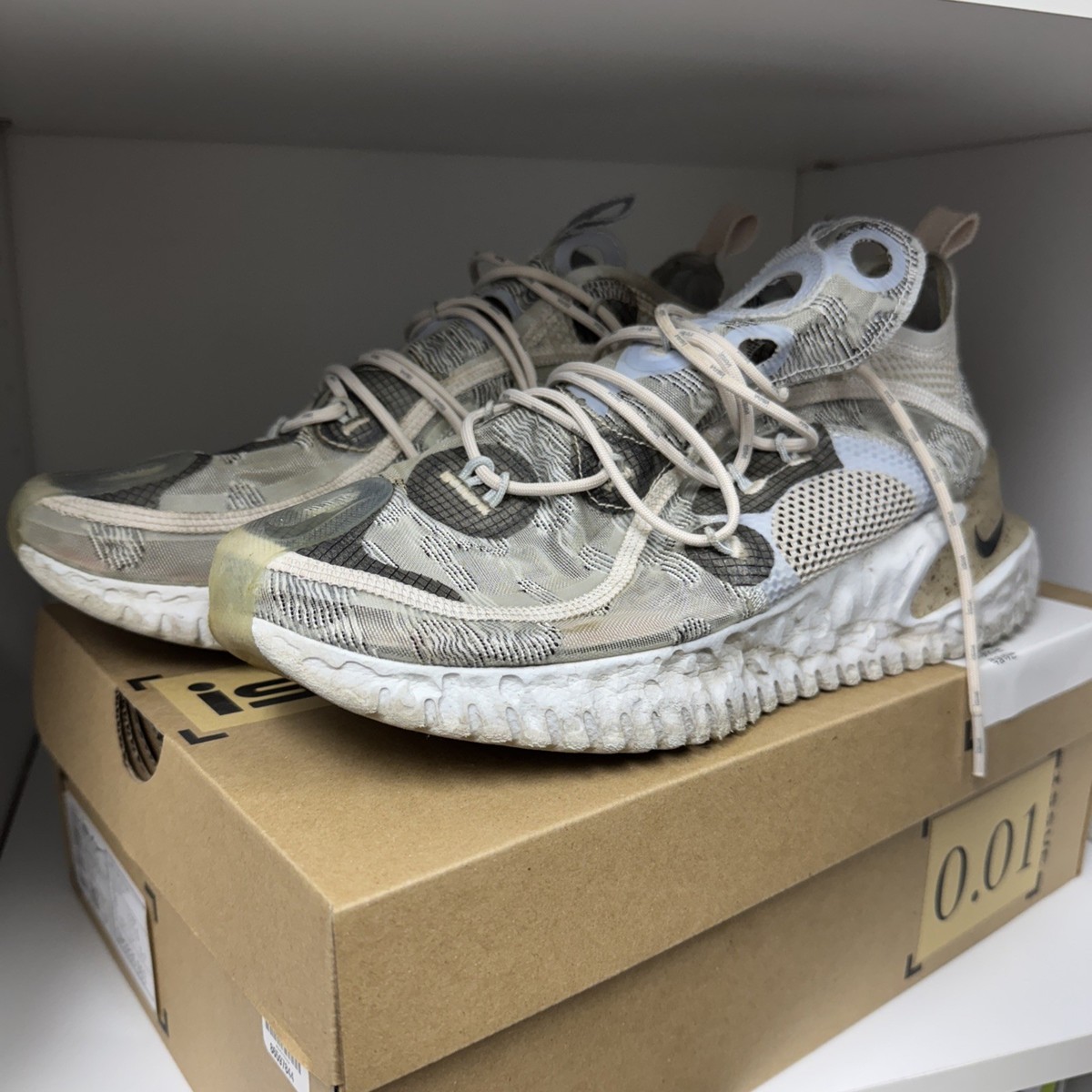 nike ispa flow 2020 pure platinum