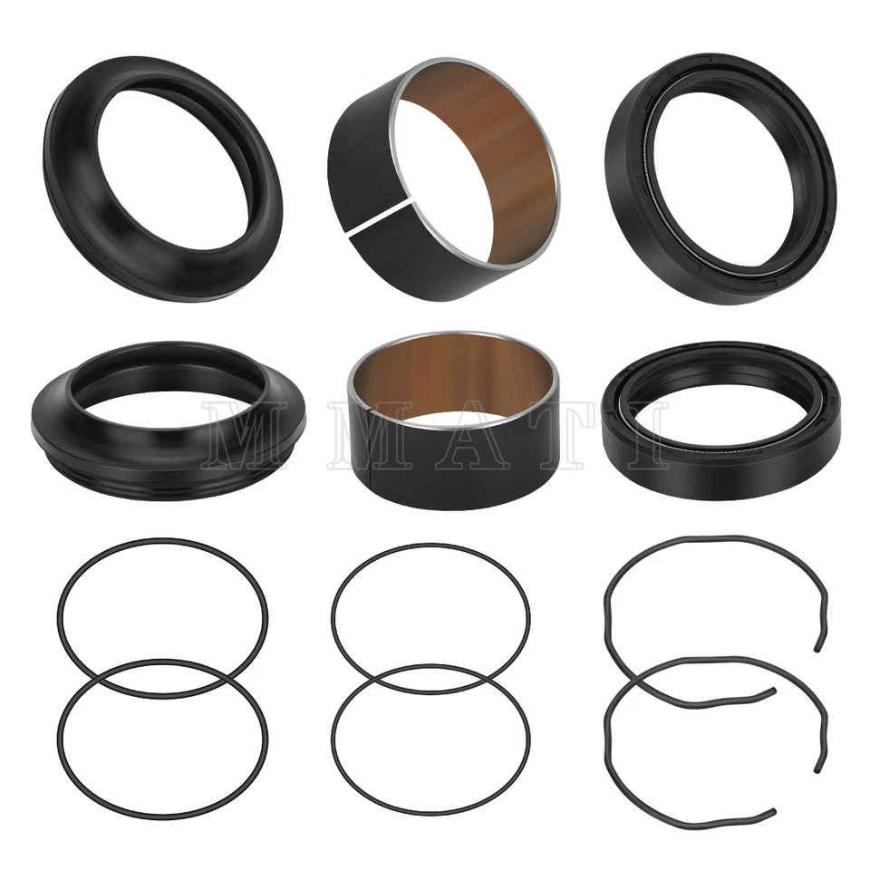 Kit de vedações de óleo poeira bucha amortecedor garfo dianteiro para Suzuki GSXR1000 2009-2024 - Imagem 2 de 4