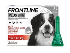 FRONTLINE Plus Flea & Tick Treatment for Extra Large Dogs - 6 Pipettes