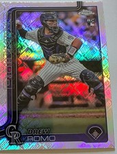 2025 Topps Chrome Logofractor Edition - Drew Romo, Drew Romo #124 (RC)