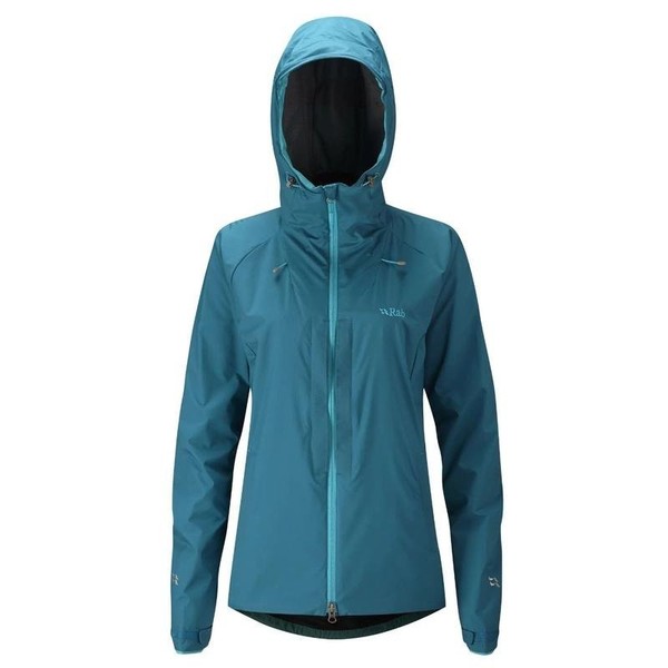 Women RAB Jacket Turquoise Nylon 40 / L / 48