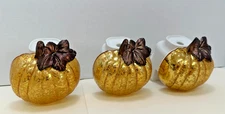 3 Yankee Candle Crackle Pumpkin Nightlight Scent Plug Base Electric Diffuser