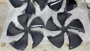 2026 Tesla Model Y Wheel Cover Hubcap Set of 4 Matte Black 19''