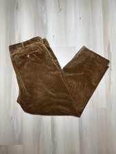 Polo Ralph Lauren Brown Corduroy Pants Classic Fit Stretch Men's Size 38x32