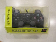 NEW SEALED PS2 Sony PlayStation 2 DUALSHOCK 2 Analog Controller Black NIB OEM