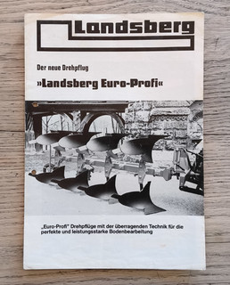 Prospekt / Landsberg Europrofi Beetpflug Traktor Schlepper