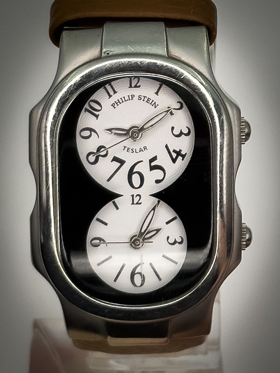 Jajaさん決定専用　PHILIP STEIN フィリップスタインTeslar Philip Stein Teslar Dual-Time Wristwatch | eBay