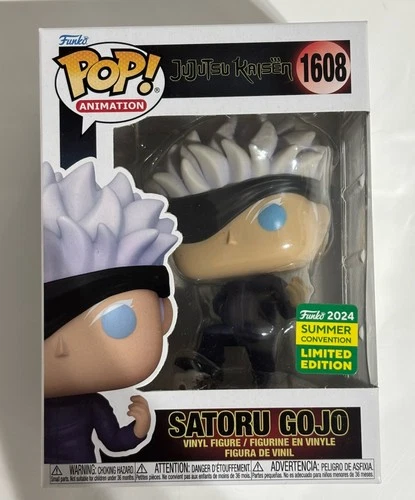 Satoru Gojo Funko Pop 1608 2024 SDCC Jujutsu Kaisen RARE LIMITED EXCLUSIVE