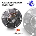 CNC Black Quick Lock Fuel Cap For Diavel 1260 S 2019-2023 23 22 21 20 19