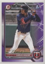 2022 Bowman Prospects Purple Border 56/250 Carlos Aguiar #BP-1 00gy