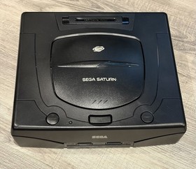 Sega Saturn - Black - NTSC-U (USA) - Model 2 - Region Free Phantom - FRAM