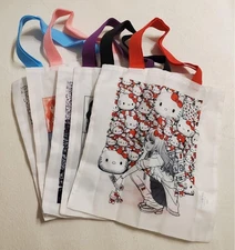 Junji Ito Sanrio Characters Tote Bag Gacha Complete Set of 5