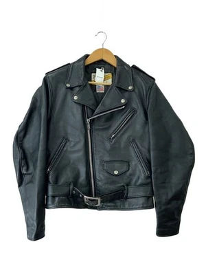 Schott Double Riders Chaqueta 36 Cuero Negro 4029 - Imagen 1 de 4