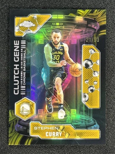 2025 Topps Chrome Stephen Curry Refractors Gold (RAW)