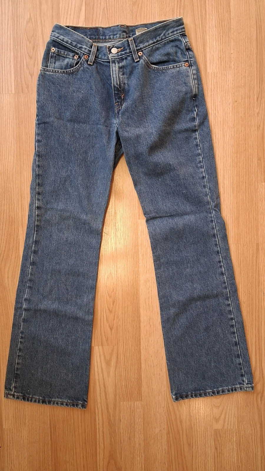 Vintage Levi’s 517 Bootcut Jeans 5 Jr S Red Tab W27 L28 Mexico Made