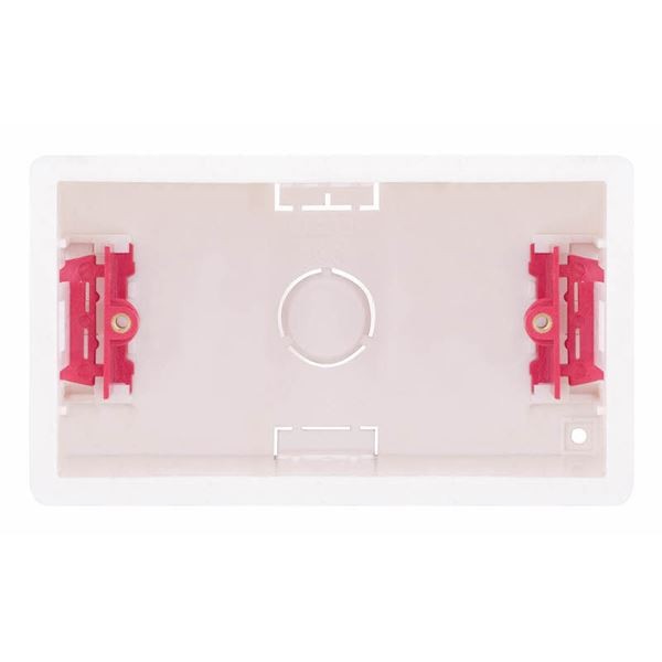 Selectric Square Edged 2 Gang Dry Lining Box 47mm