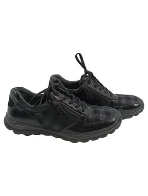 Rollingsoft Baskets Basses Femmes Noir Cuir Verni (EU 43) - Photo 1/3