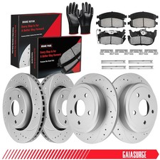 Front Rear Rotors Brake Pads Kit For 2005 - 2010 Jeep Grand Cherokee Commander Front Rear Rotors Brake Pads Kit For 2005 - 2010 Jeep Grand Cherokee Commander