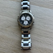 Bulova Men's Chronograph T2 3S60 Quartz  Stainless Steel 150 Ft Water Resistant 