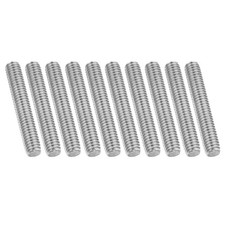 10Pcs 5/16"-18 Fully Threaded Rod 2" Length 304 Stainless Steel Thread Screw