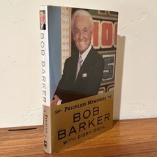 PRICELESS MEMORIES Bob Barker SIGNED 1st 2009 The Price is Right Memoir FN/VF