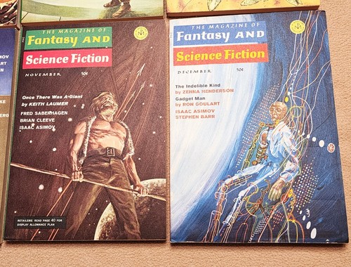 12 1968 Magazine of Fantasy & Science Fiction, Complete Year - Great Condition - Picture 7 of 9