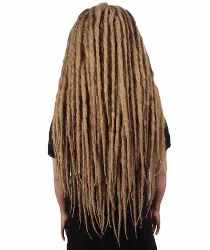 Adult Women's Deluxe Brown Dreadlocks Wig, HW-1522 - Picture 19 of 41